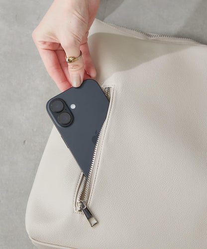 仿皮六口袋兩用單肩包