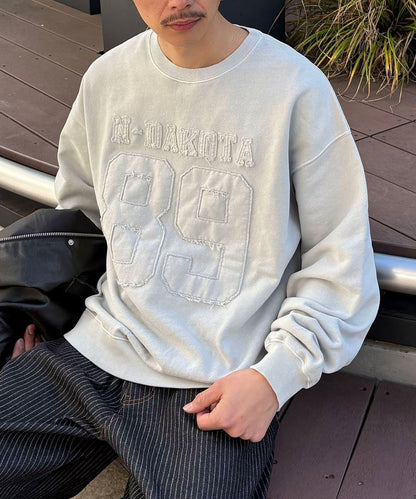 流蘇毛氈拼接衛衣