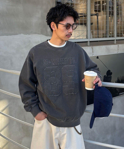 流蘇毛氈拼接衛衣