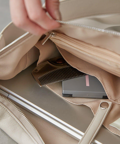 仿皮六口袋兩用單肩包