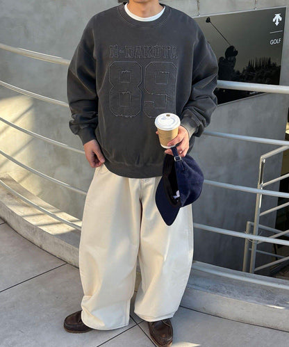 流蘇毛氈拼接衛衣