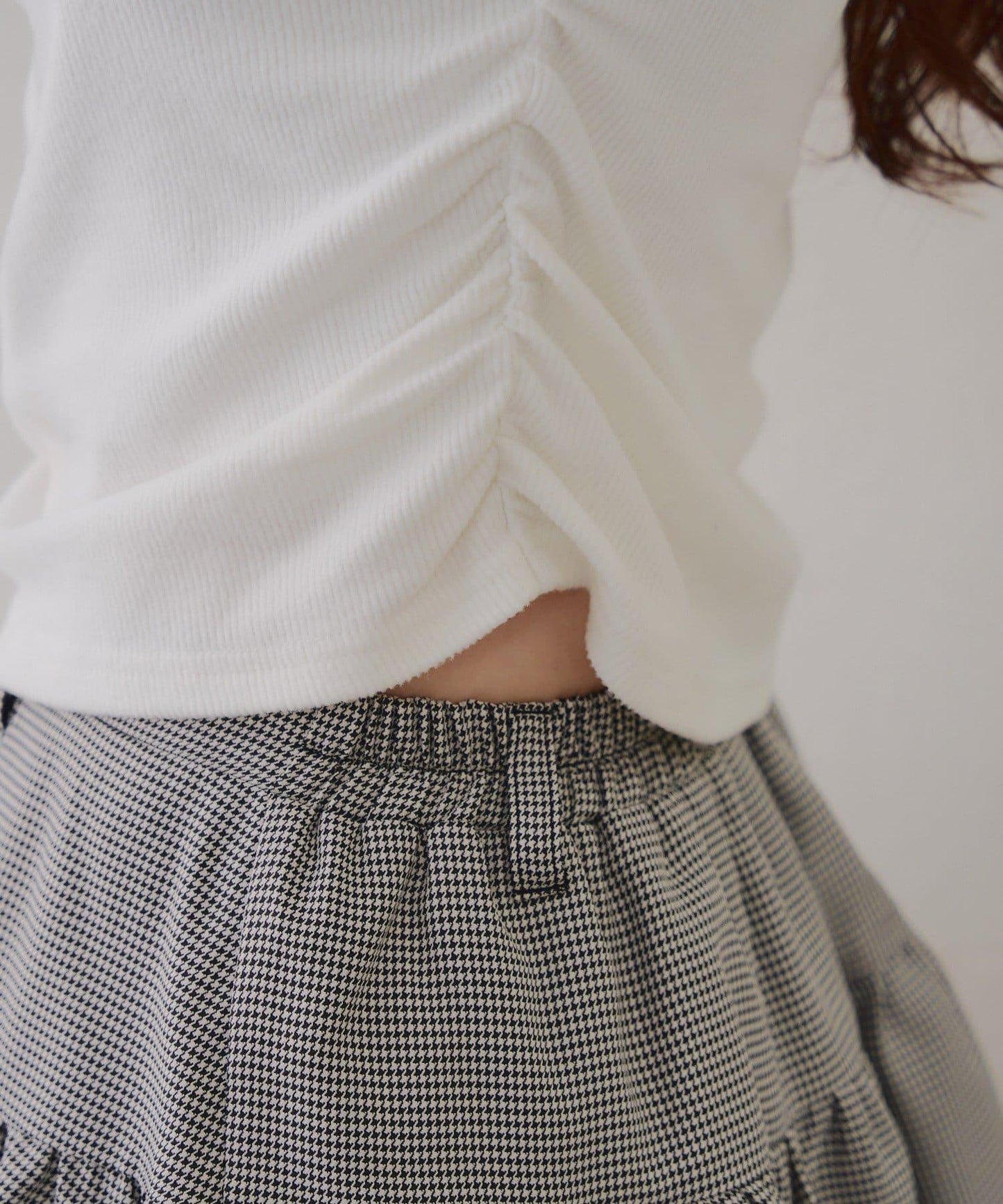 【2026春夏】多穿法上衣+泡泡迷你裙套裝