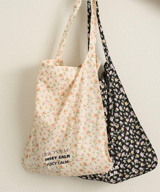 花卉圖案托特包