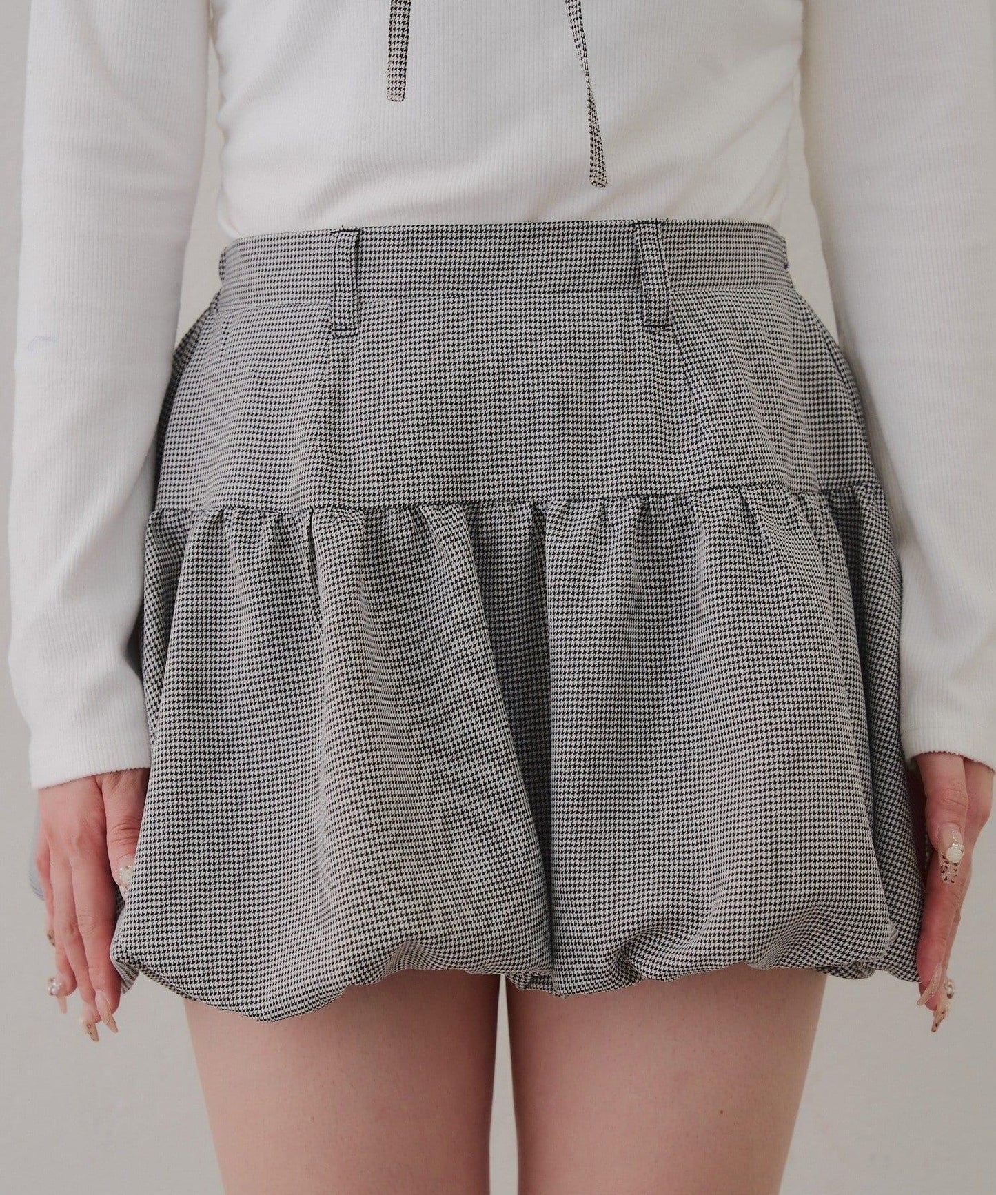 【2026春夏】多穿法上衣+泡泡迷你裙套裝