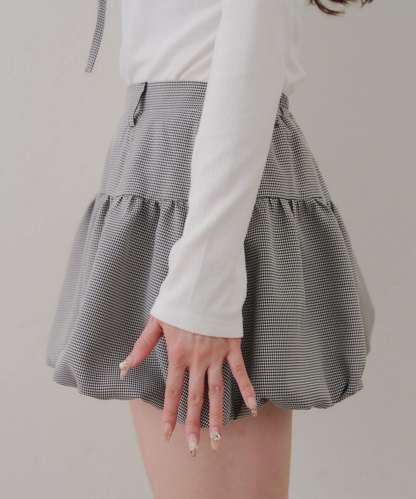 【2026春夏】多穿法上衣+泡泡迷你裙套裝