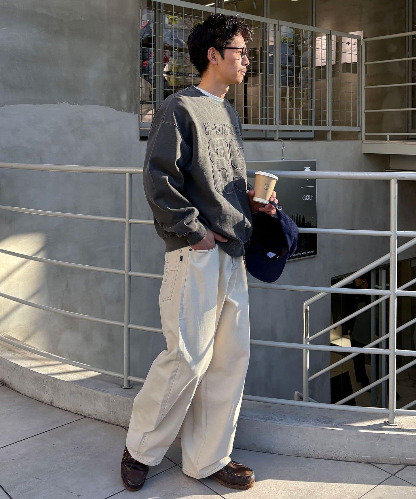 流蘇毛氈拼接衛衣