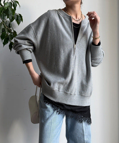 喬其紗不對稱蕾絲拼接襯衫