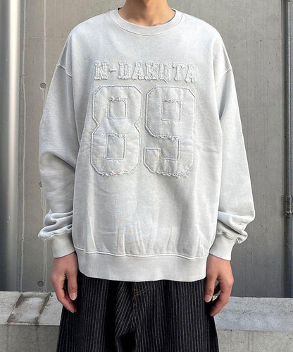 流蘇毛氈拼接衛衣