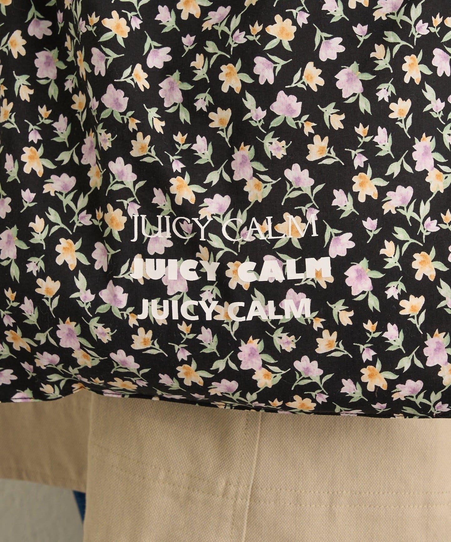 花卉圖案托特包