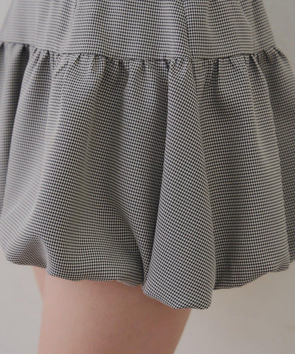 【2026春夏】多穿法上衣+泡泡迷你裙套裝