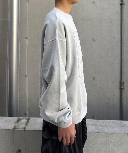 流蘇毛氈拼接衛衣