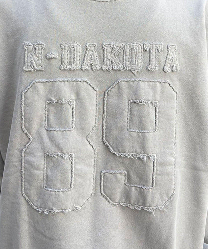 流蘇毛氈拼接衛衣