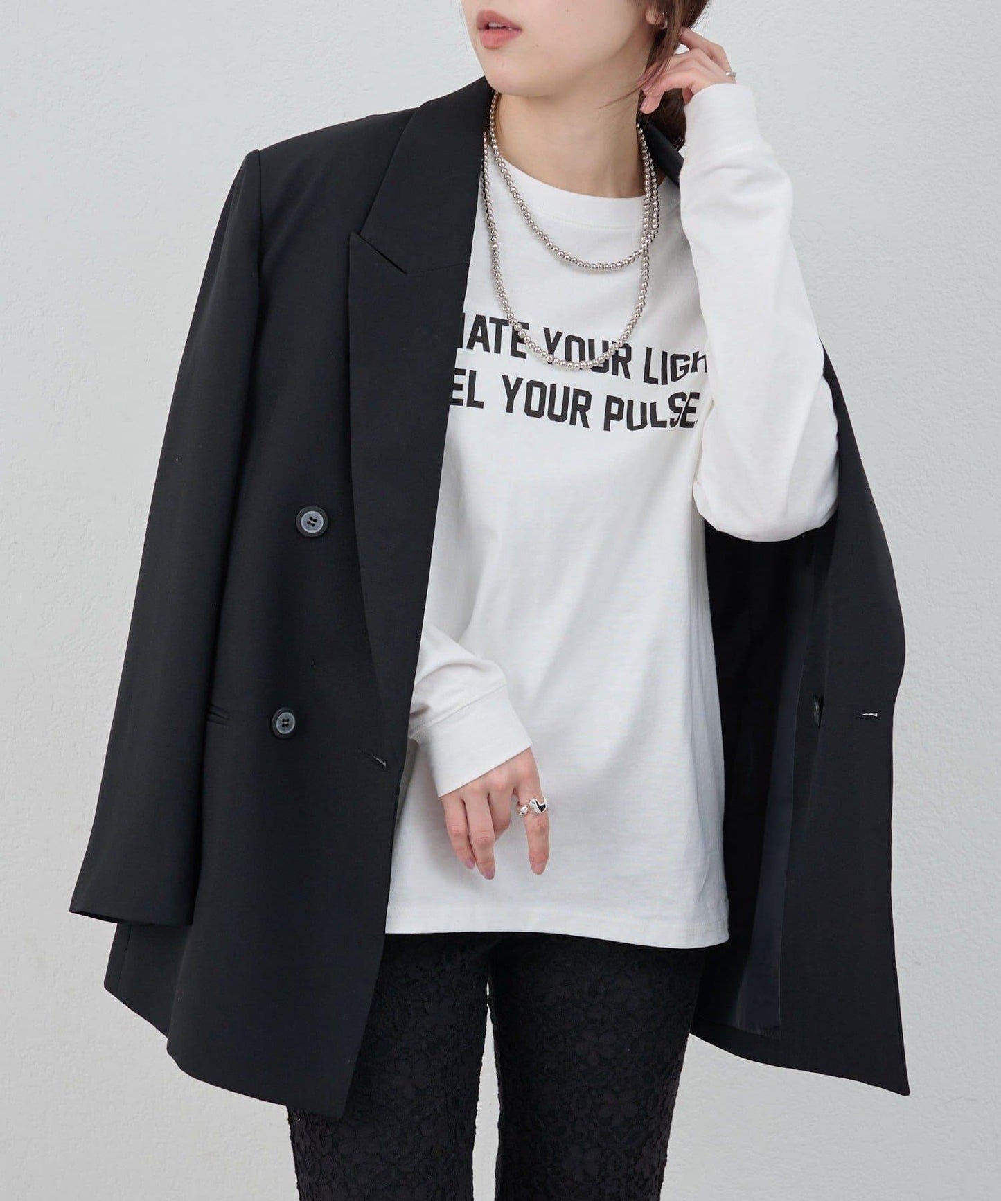 【26SS】原創標誌長袖T恤