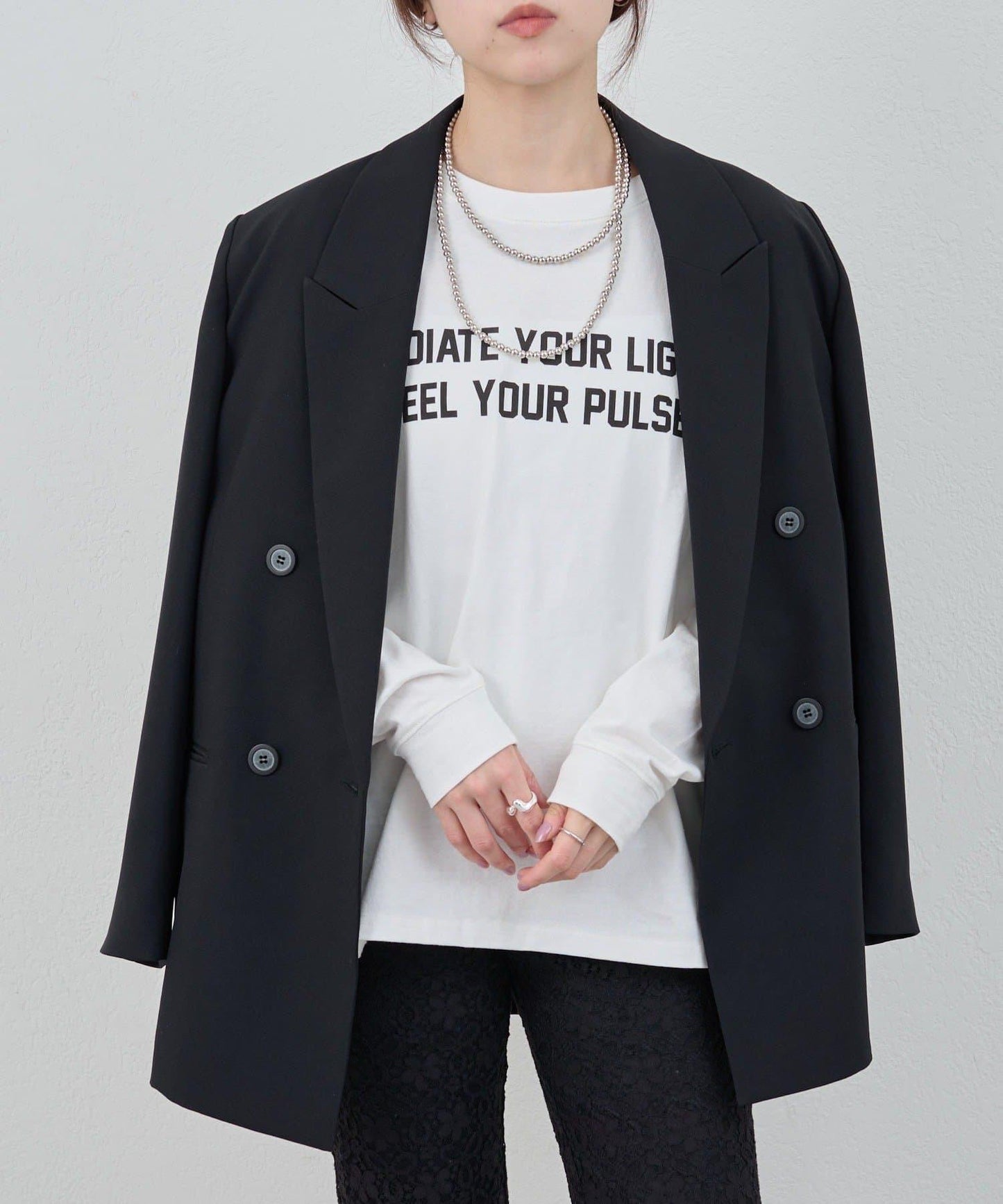 【26SS】原創標誌長袖T恤