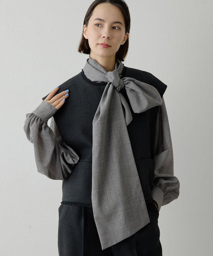 【THE PAUSE】花呢短款馬甲