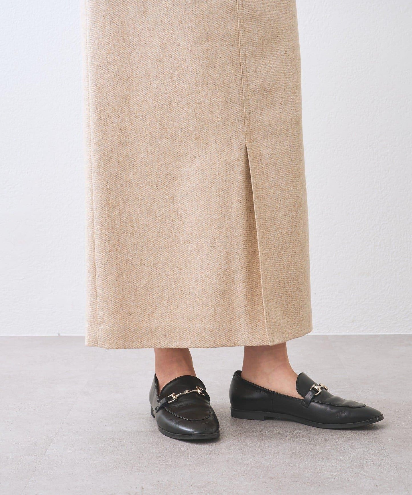 【優雅穿搭】環保斜紋呢口袋半身裙