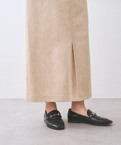 【優雅穿搭】環保斜紋呢口袋半身裙