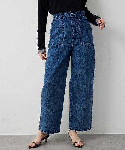 【THE PAUSE】牛仔工裝褲