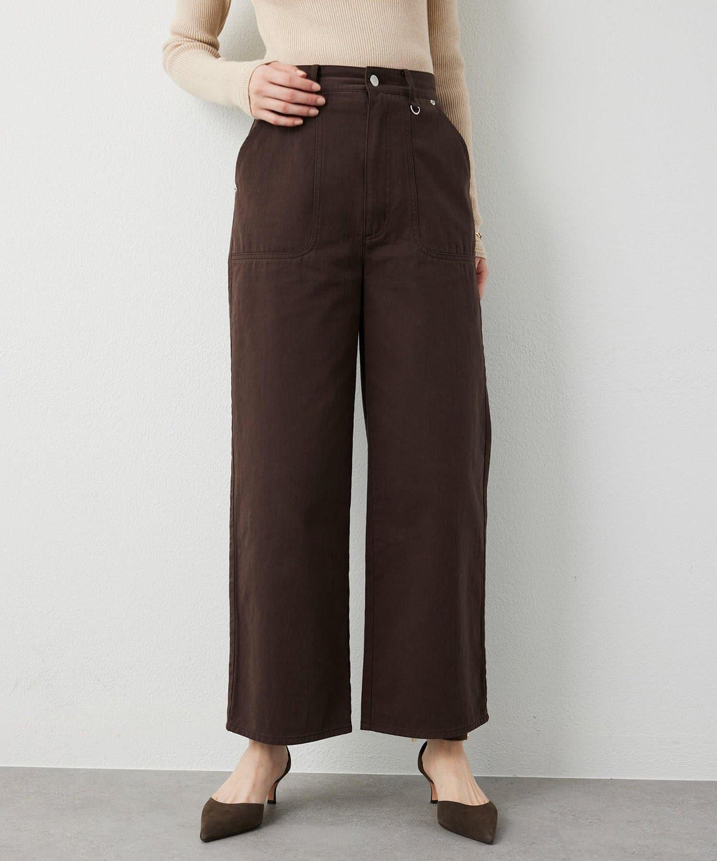 【THE PAUSE】棉斜紋工裝褲