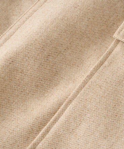 【優雅穿搭】環保斜紋呢口袋半身裙