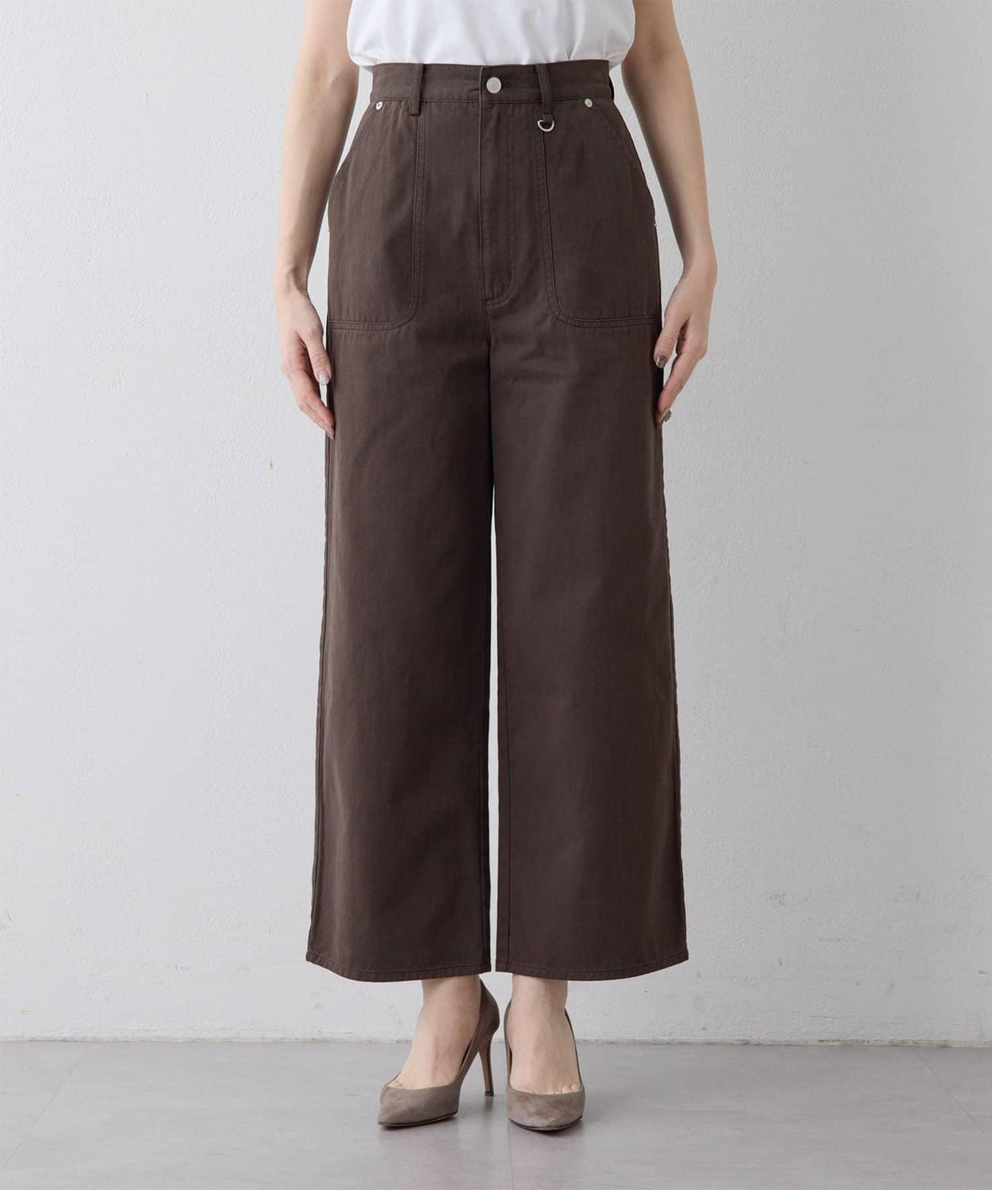 【THE PAUSE】棉斜紋工裝褲