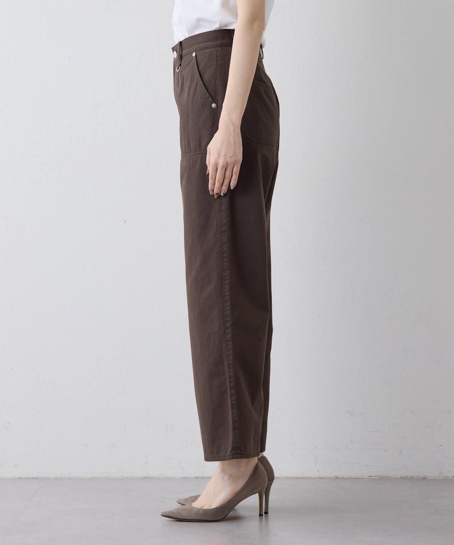 【THE PAUSE】棉斜紋工裝褲
