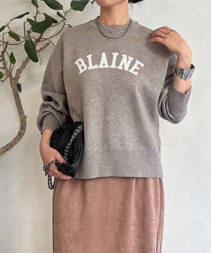 Logo針織衛衣套頭衫