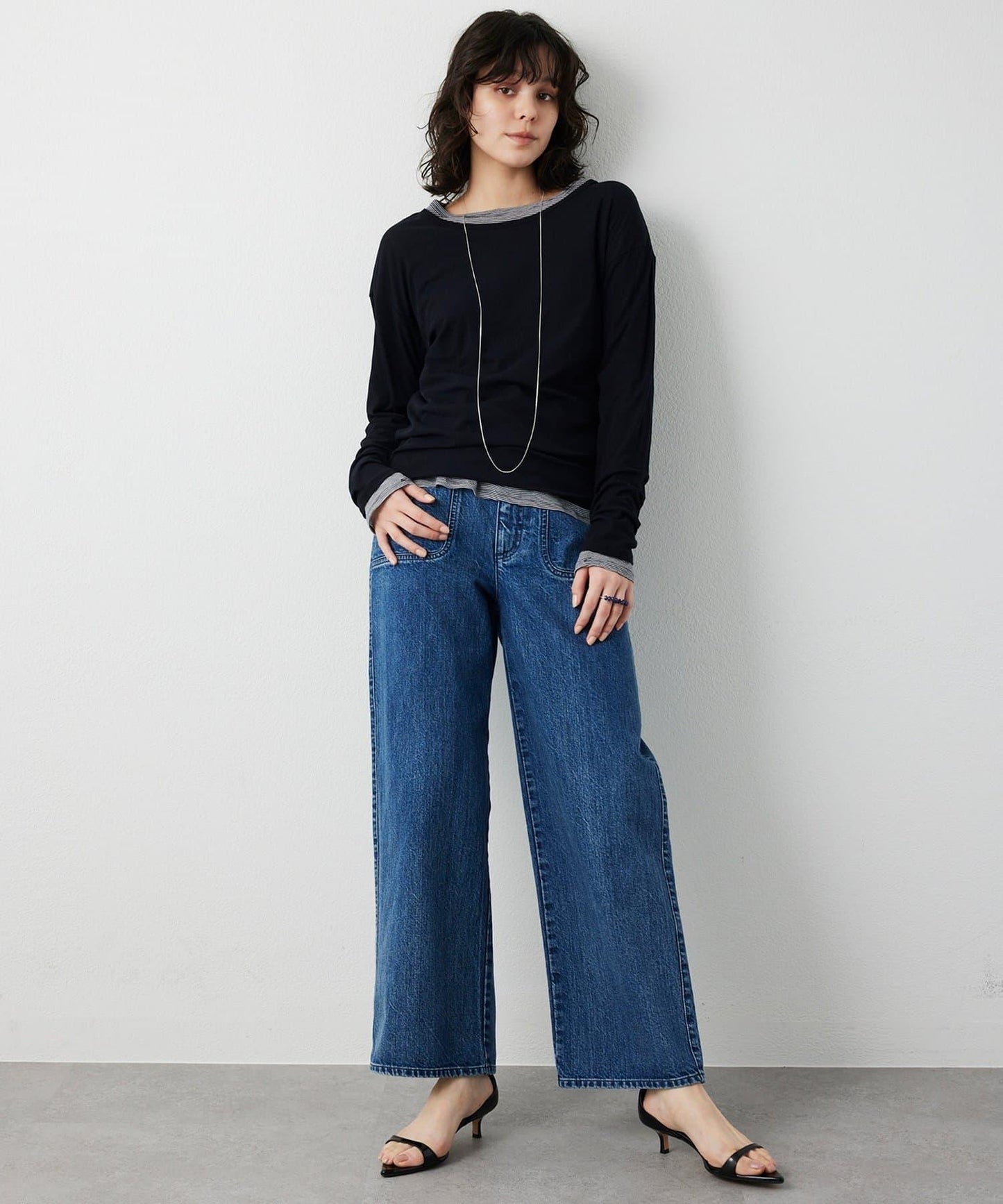 【THE PAUSE】牛仔工裝褲