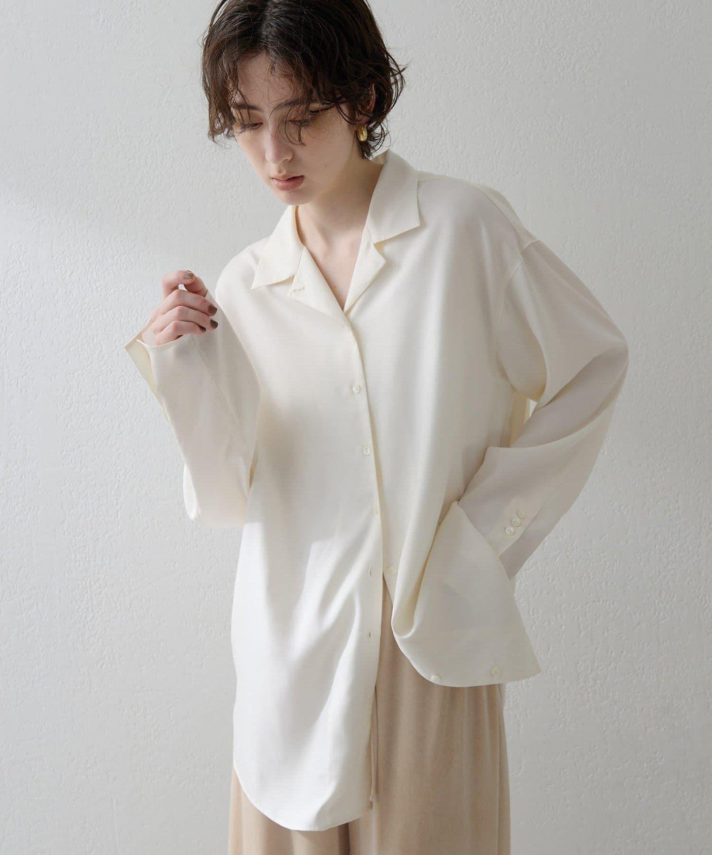 【THE PAUSE】纖維休閒襯衫