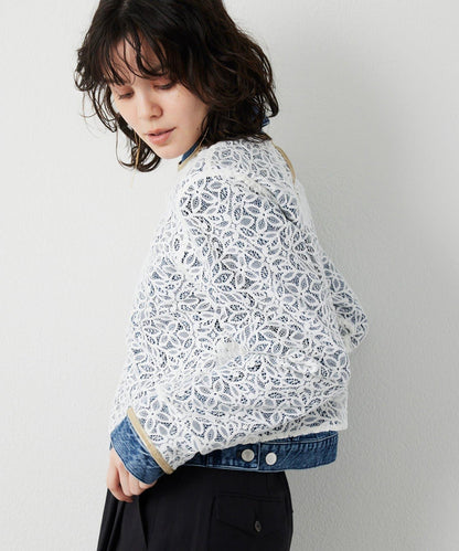【THE PAUSE】植物花卉蕾絲襯衫