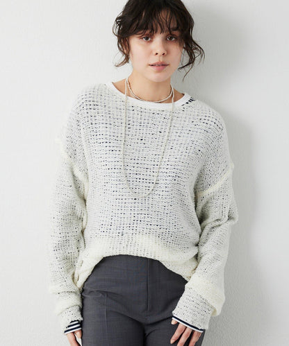 【THE PAUSE】網眼套頭衫