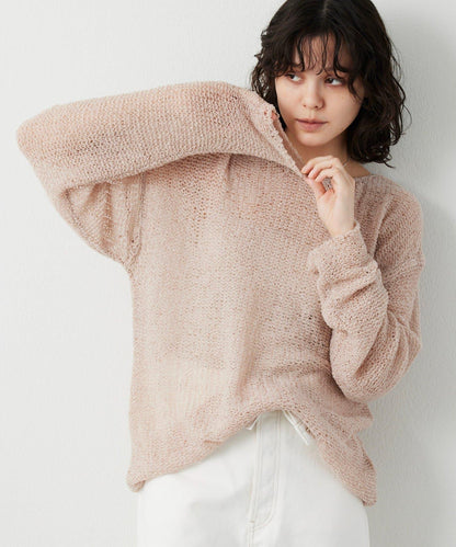 【THE PAUSE】網眼套頭衫