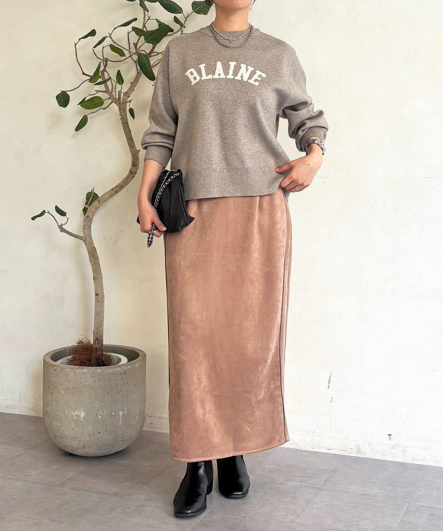 Logo針織衛衣套頭衫