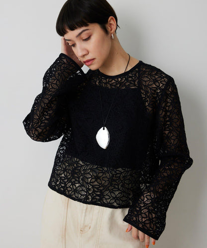 【THE PAUSE】植物花卉蕾絲襯衫