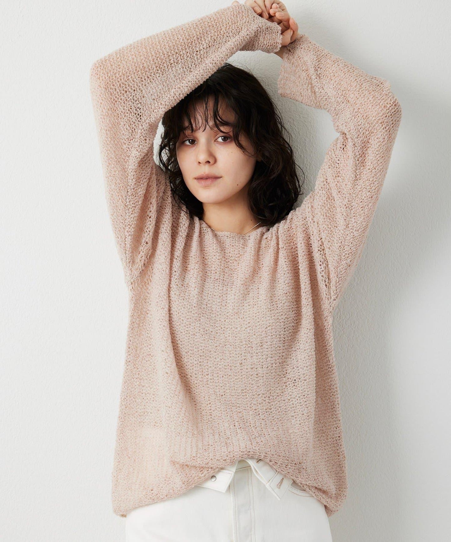 【THE PAUSE】網眼套頭衫
