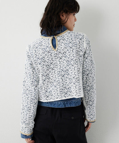 【THE PAUSE】植物花卉蕾絲襯衫