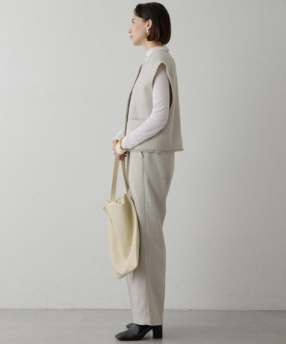 【THE PAUSE】花呢短款馬甲