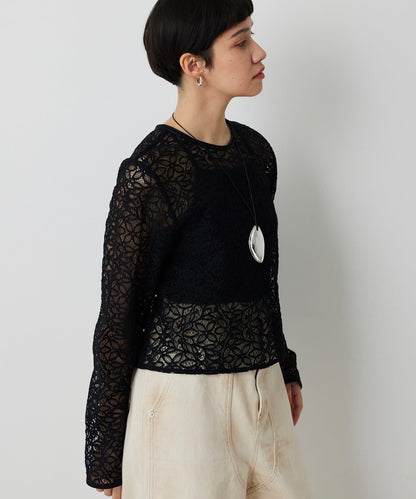 【THE PAUSE】植物花卉蕾絲襯衫