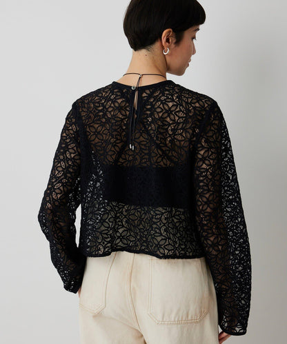 【THE PAUSE】植物花卉蕾絲襯衫