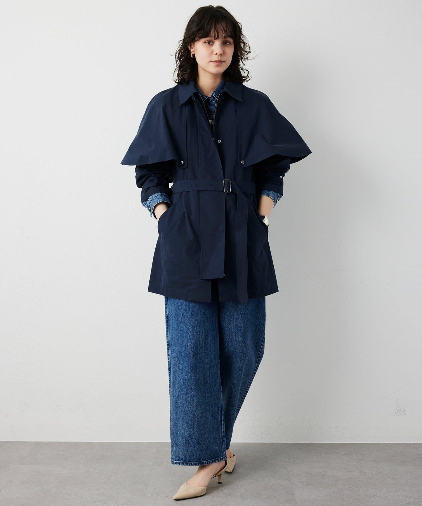 【THE PAUSE】牛仔工裝褲