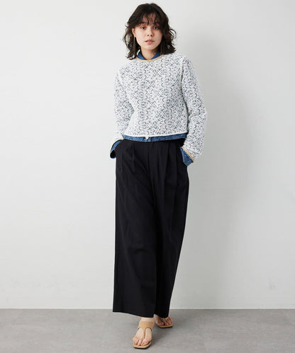 【THE PAUSE】植物花卉蕾絲襯衫