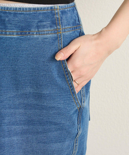 衛衣牛仔半身裙