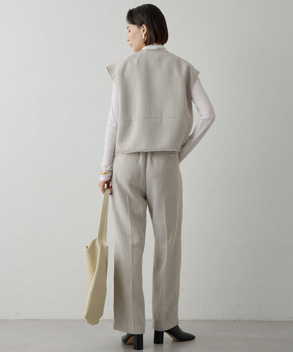 【THE PAUSE】斜紋褶皺長褲