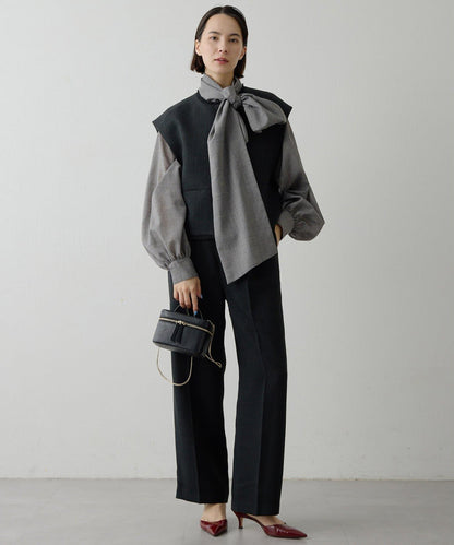 【THE PAUSE】花呢短款馬甲