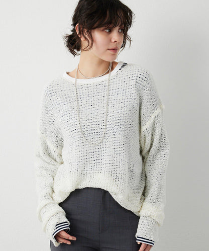 【THE PAUSE】網眼套頭衫