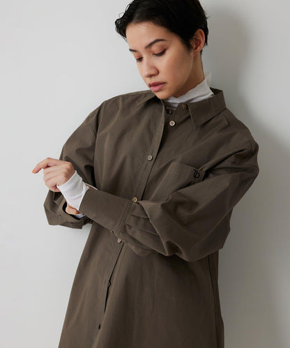 【THE PAUSE】口袋刺繡襯衫