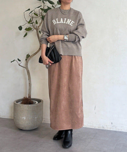 Logo針織衛衣套頭衫