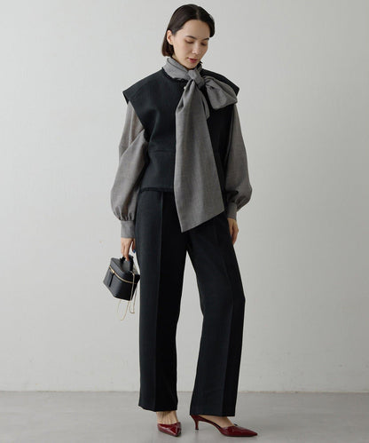 【THE PAUSE】花呢短款馬甲