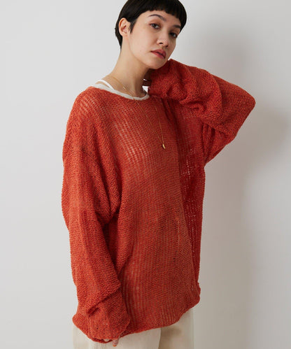 【THE PAUSE】網眼套頭衫