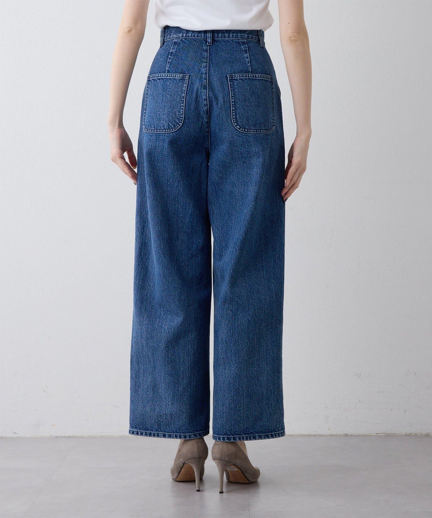 【THE PAUSE】牛仔工裝褲